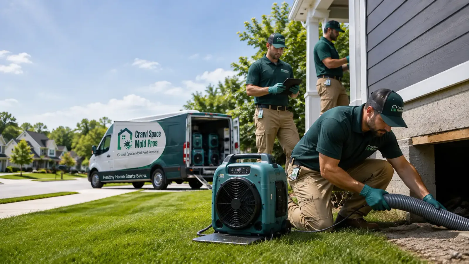 Crawl Space Mold Removal in Van Dyne, WI
